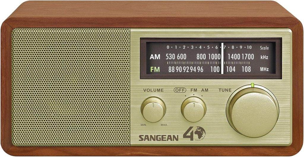 Sangean WR-11SE AM/FM Table Top Radio 40th Anniversary Edition Walnut