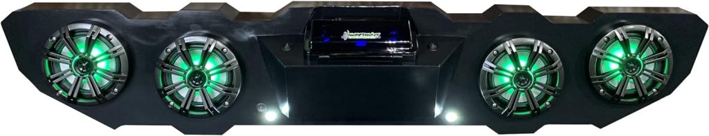 SD PIONEER1KRGB - Pioneer 1000 Stereo Radio System BT UTV Side by Side Color Changing Lights