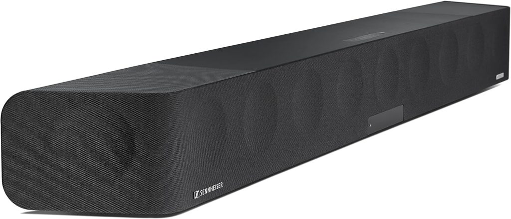 SENNHEISER AMBEO Soundbar Max - Soundbar for TV with 13 Speakers - 5.1.4 Sound Experience with Dolby Atmos  DTS:X, Home Theater Audio with deep 30Hz Bass without extra Subwoofer