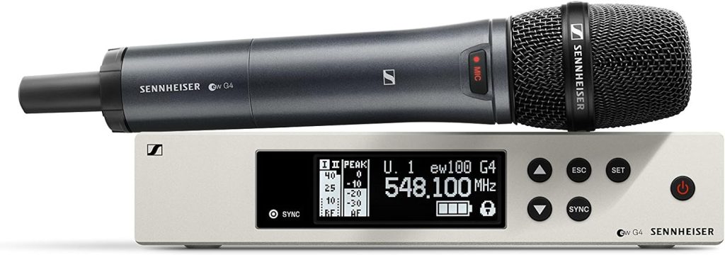 Sennheiser Pro Audio Sennheiser EW 100-835S Wireless Dynamic Cardioid Microphone System-A Band (516-558Mhz), 100 G4-835-S-A