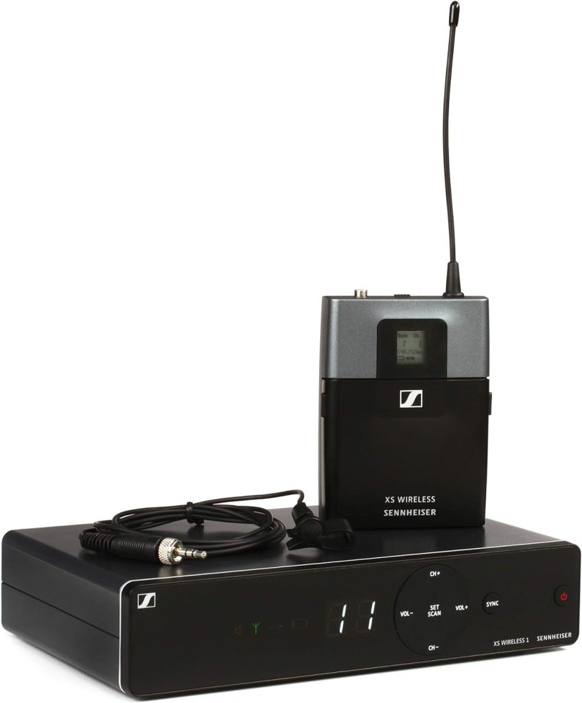 Sennheiser XSW 1-ME2-A Wireless Presentation Microphone, A Range 548-572 MHz,Black