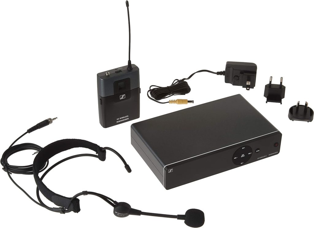 Sennheiser XSW 1-ME3-A Wireless Headmic Set, A Range 548-572 MHz,Black