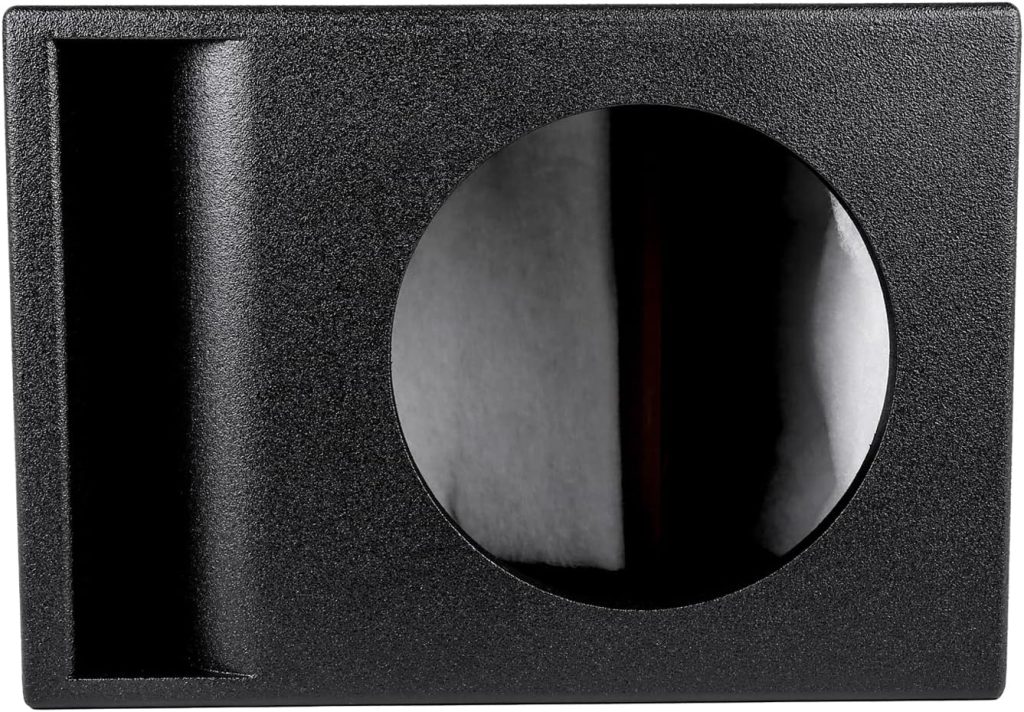 Skar Audio AR1X12V Single 12 Universal Fit Armor Coated Ported Subwoofer Box with Kerf Port