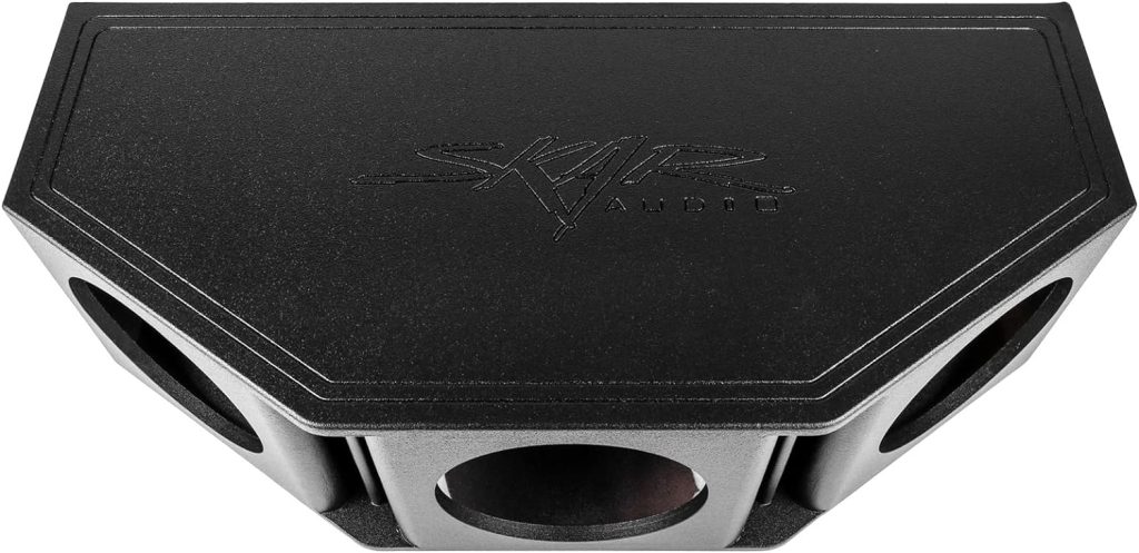 Skar Audio AR2X8V Dual 8 Universal Fit Armor Coated Ported Subwoofer Box with Kerf Port