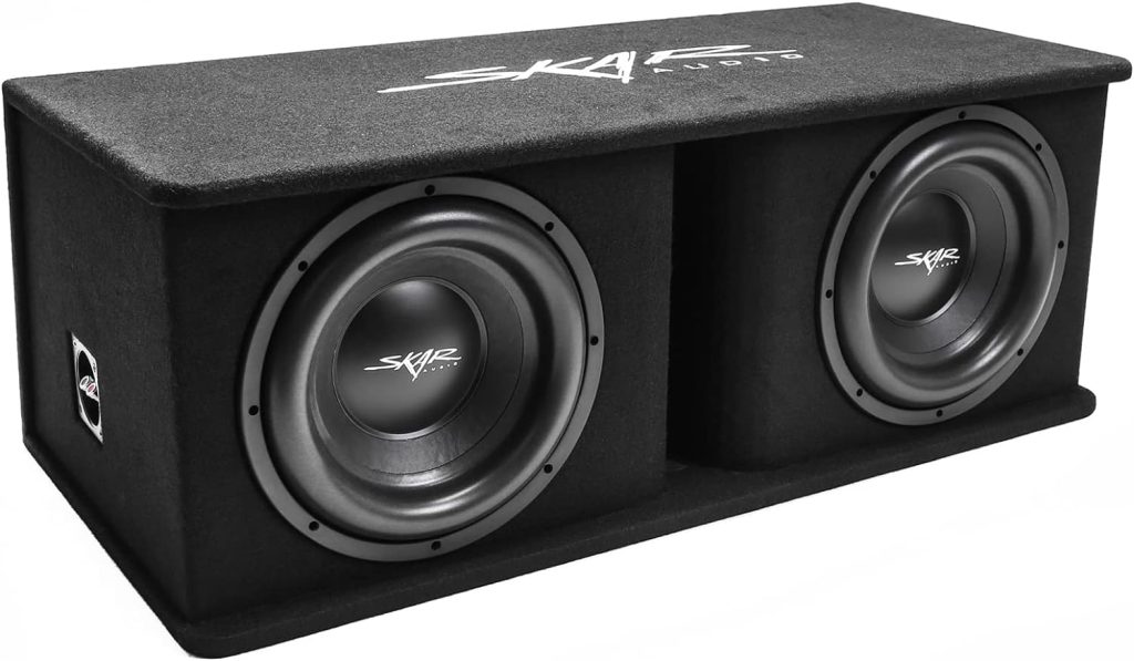 Skar Audio Dual 12 2400W Loaded SDR Series Vented Subwoofer Enclosure | SDR-2X12D4