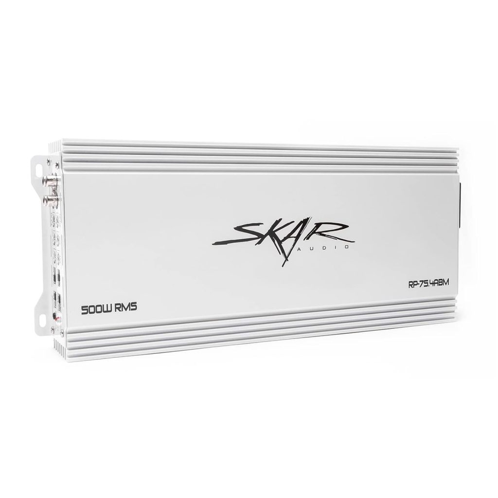 Skar Audio RP-75.4ABM 500 Watt Full-Range Class A/B 4-Channel Marine Amplifier