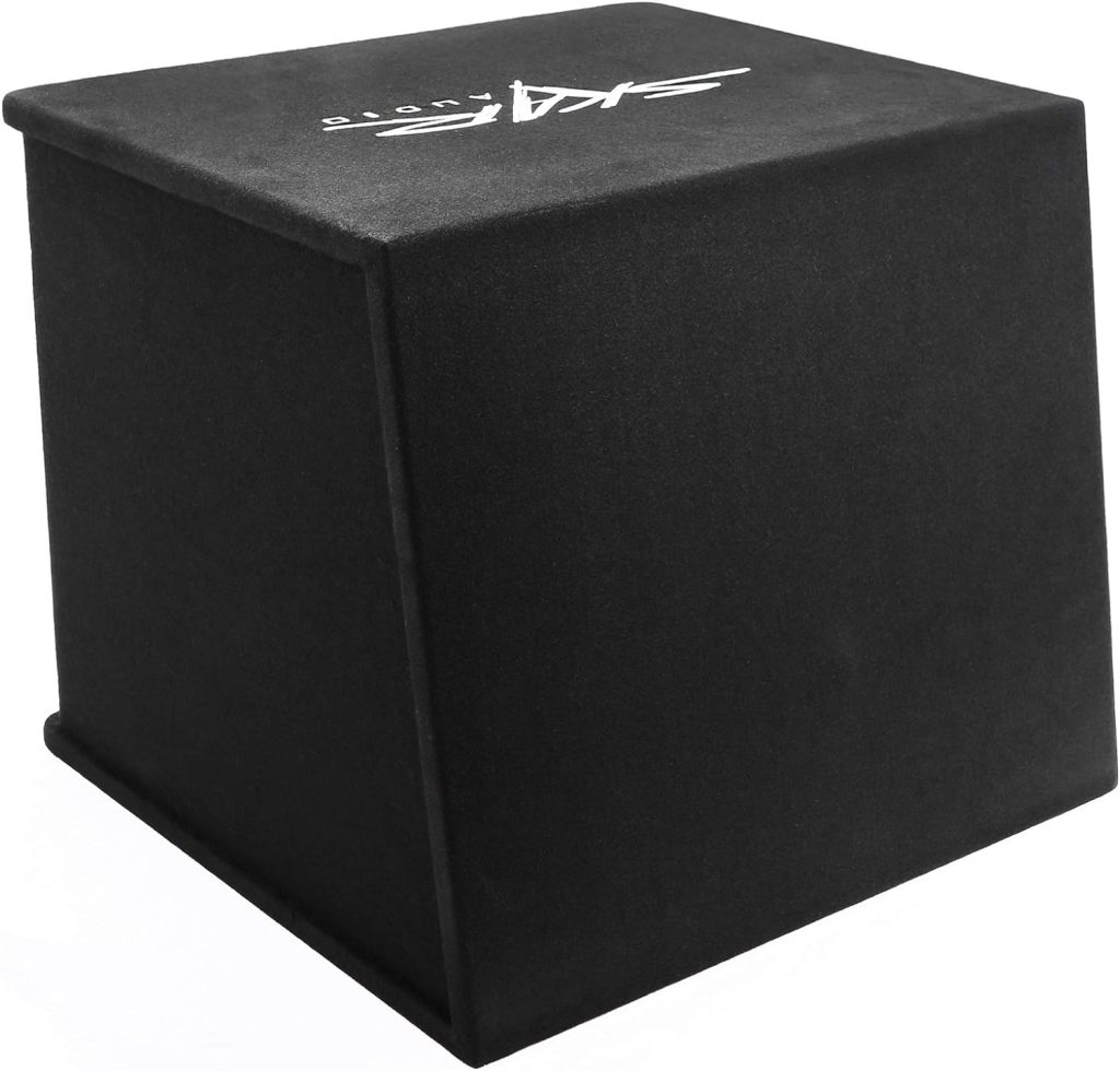 Skar Audio Single 8 Complete 700 Watt SDR Series Subwoofer Bass Package - Includes Loaded Enclosure with Amplifier