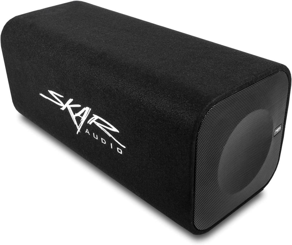 Skar Audio SK10TBV Single 10 800 Watt Max Power Vented Subwoofer Enclosure Tube