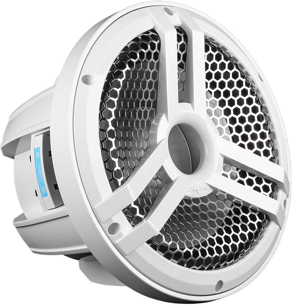 Skar Audio SKM10WD2 10 1000W Max Power Dual 2 Ohm Marine Subwoofer (White)