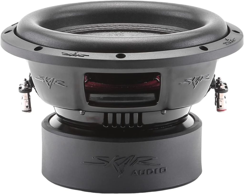 Skar Audio SVR-8 D4 8 800 Watt Max Power Dual 4 Ohm Car Subwoofer, 8 - Dual 4 Ohm