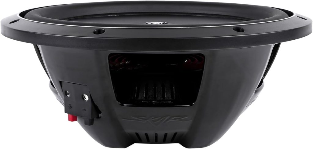 Skar Audio VS-10 D4 10 1000W Max Power Dual 4 Ohm Shallow Mount Car Subwoofer