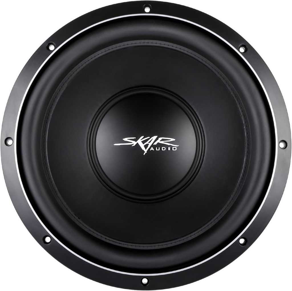 Skar Audio VS-10 D4 10 1000W Max Power Dual 4 Ohm Shallow Mount Car Subwoofer