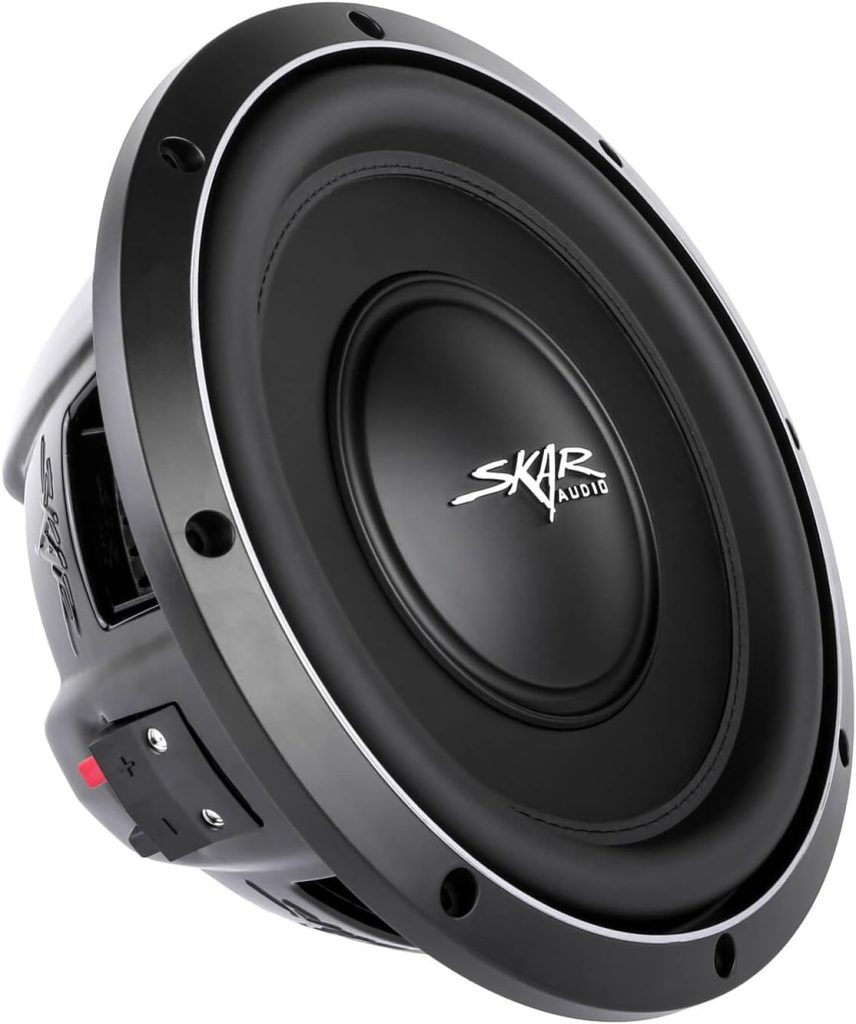 Skar Audio VS-10 D4 10 1000W Max Power Dual 4 Ohm Shallow Mount Car Subwoofer