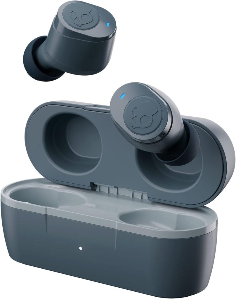 Skullcandy Jib True 2 In-Ear Wireless Earbuds, 32 Hr Battery, Microphone, Works with iPhone Android and Bluetooth Devices - Chill Grey
