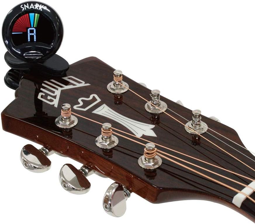 Snark SN5X Clip-On Tuner for Guitar, Bass  Violin (Current Model) 1.8 x 1.8 x 3.5