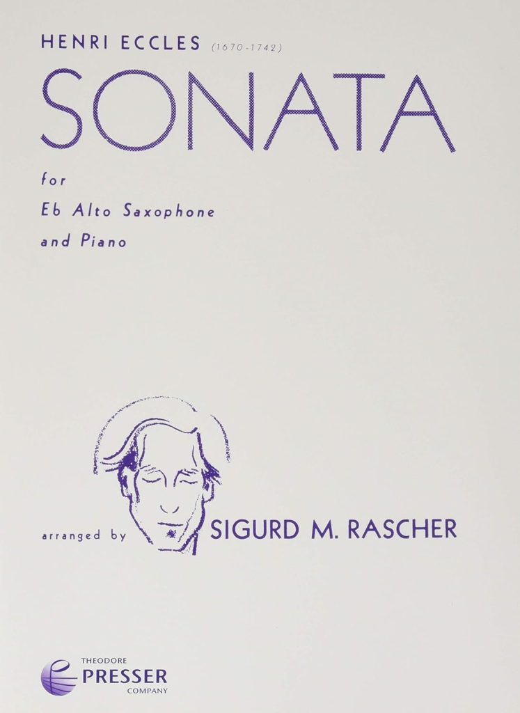 Sonata for E flat Alto Saxophone and Piano     Sheet music – January 1, 1958