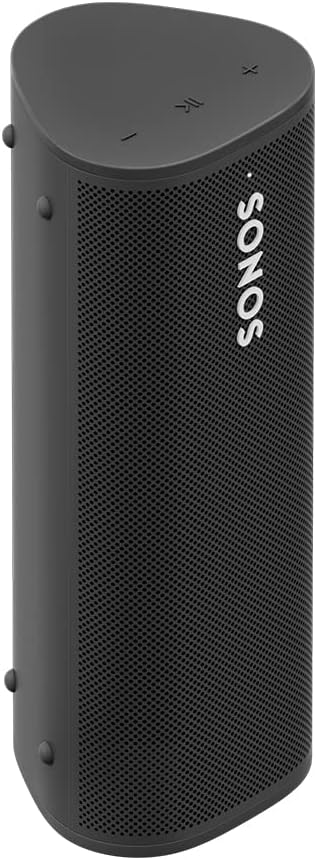 Sonos Roam SL, WiFi  Bluetooth Speaker - Compact Speaker, Compatible with AirPlay2, for Indoor and Outdoor use, up to 10 Hours of Battery Life. (Black)
