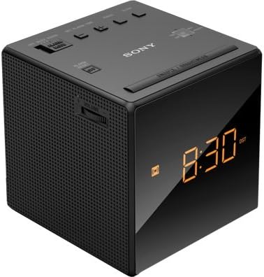 SONY ICF-C1B ALARM CLOCK WITH AM/FM RADIO BLACK