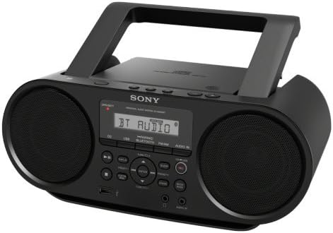 Sony ZSRS60BT CD Boombox with Bluetooth and NFC (Black)