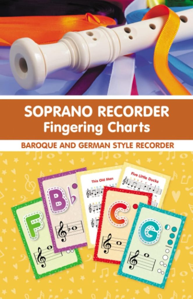Soprano Recorder Fingering Charts. For Beginners: 18 Colorful Basic Fingering Charts for Beginners (Fingering Charts for Woodwind Instruments)     Paperback – June 12, 2021