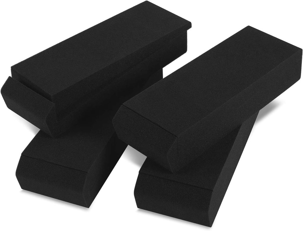 Sound Addicted - Studio Monitor Isolation Pads, Reduce Speaker Vibrations and Fits Most Stands - 2 Pair | SMPads