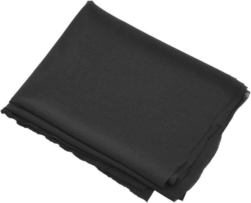 Speaker Mesh Cloth, 1.7mx0.5m Speaker Grill Cloth Stereo Gille Fabric Speaker Mesh Cloth Dustproof Protective Cover/Lightweight/Soft/Applicable to Speakers/Stage Speakers/KTV (Black)