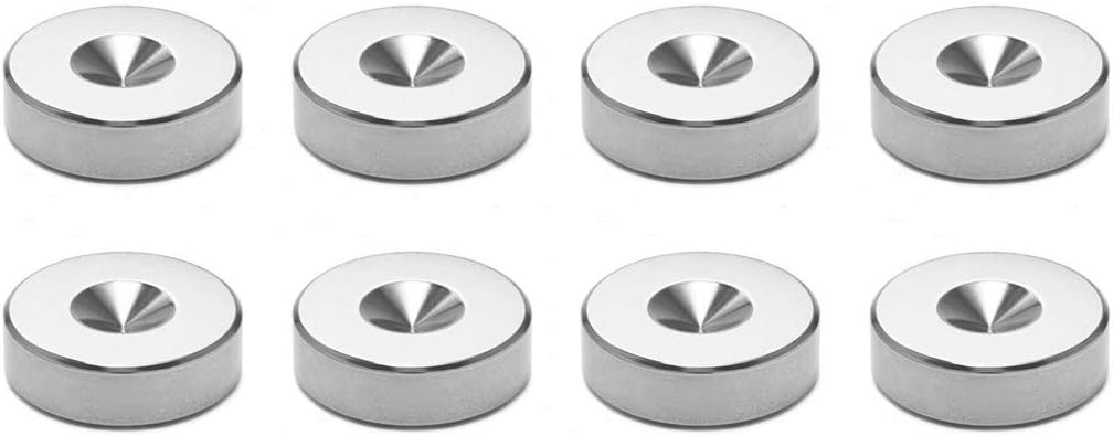 Speaker Spike pad Isolation Stand Shoes Feet Floor Protector Pads Stainless Steel 8Pcs