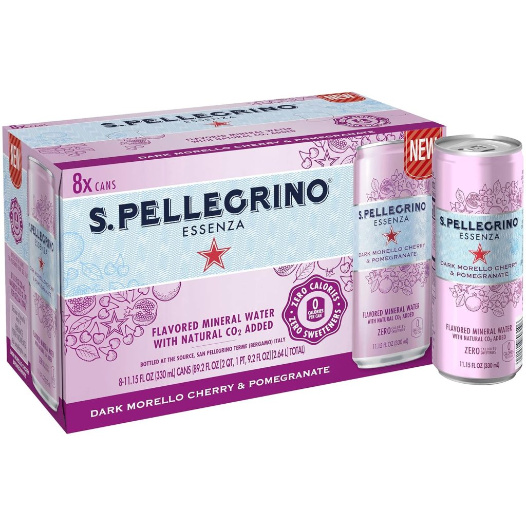 S.Pellegrino Essenza Variety Pack - Blood Orange, Dark Morello Cherry, Wild Strawberry,11.15 Fl. Oz (Pack of 24)