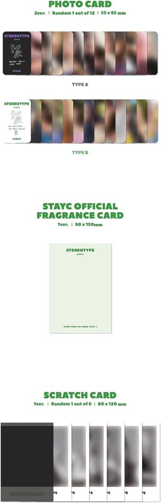 STAYC - STEREOTYPE (1st Mini Album) Album (A+B ver. SET)