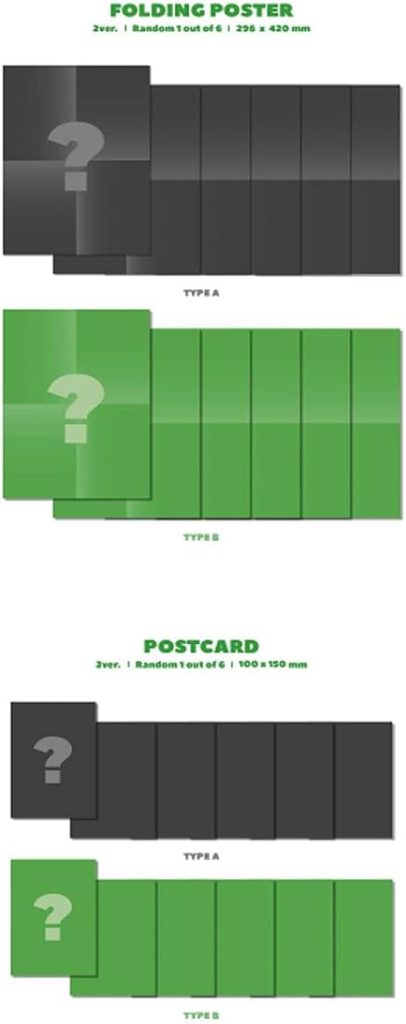 STAYC - STEREOTYPE 1ST MINI ALBUM ( Random VER.) ALBUM + FOLDED POSTER