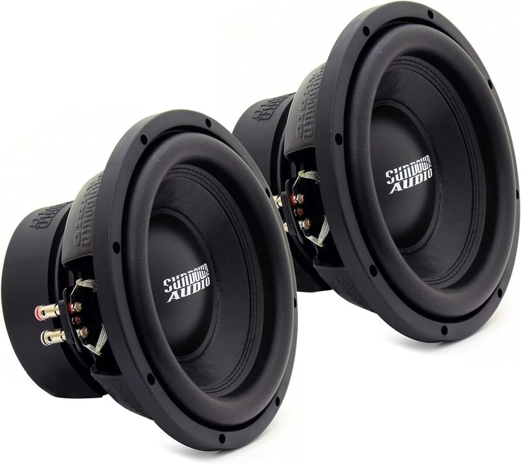 Sundown Audio Pair of E-10 V.3 D4 10 500W RMS Dual 4-Ohm EV.3 Series Subwoofers