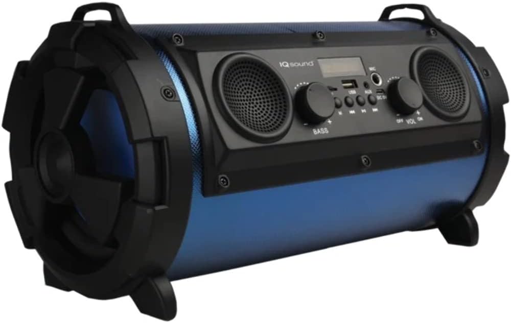 Supersonic IQ-1525BT-BL Wireless Bluetooth Speaker (Blue)