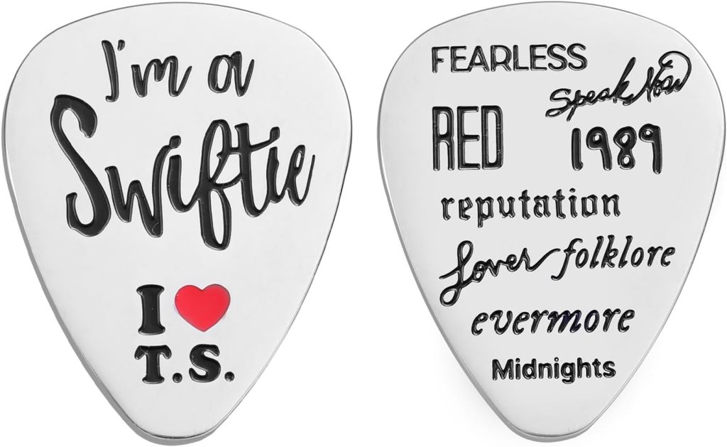 Taylor Merch Swift Guitar Pick I’m a Swiftie Gifts For Girls Reputation Folklore 1989 Cute Guitars Gift