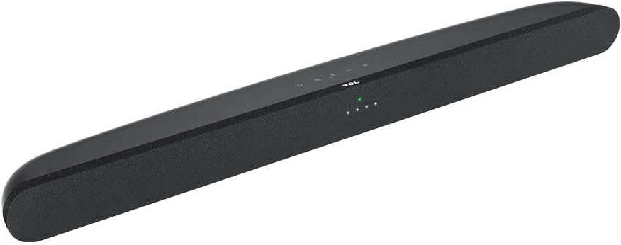 TCL Alto 6 2.0 Channel Home Theater Sound Bar with Bluetooth – TS6100, 120W, 31.5-inch, Black (TS6100-NA)