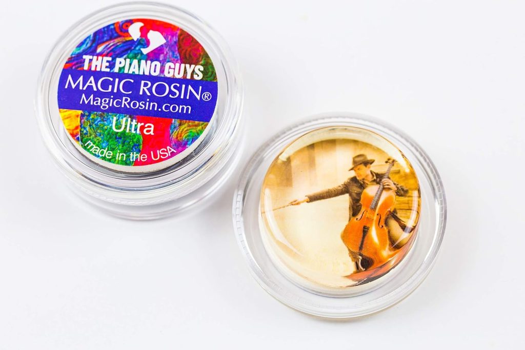 The Piano Guys Magic Rosin | Violin Rosin, Cello Rosin, Viola Rosin for Bows| Light Low Dust Resin| Violin Bow Rosin Accessories (Jungle Book/Sarabande)