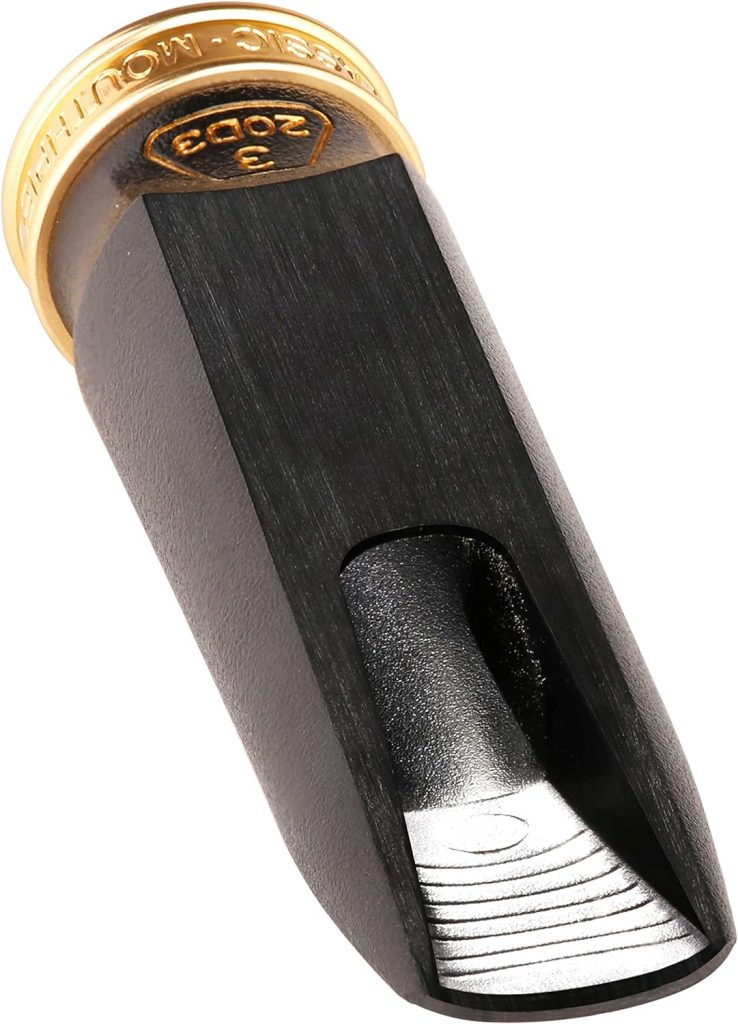 Theo Wanne Water Alto Saxophone Mouthpiece - Versatile Traditional sound - Great for All Styles - Small-Chamber  Throat – special Black A.R.T Material