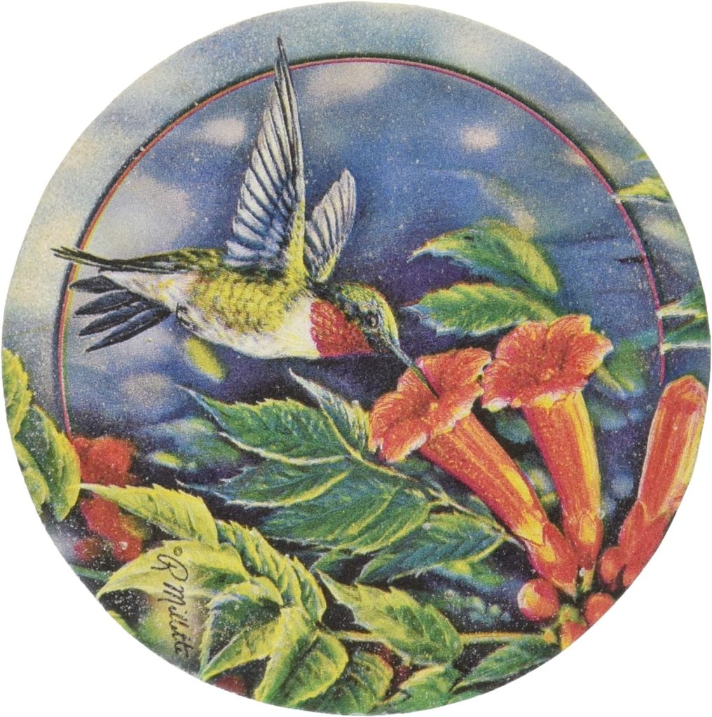 Thirstystone Hummingbird and Trumpet Vine Coasters