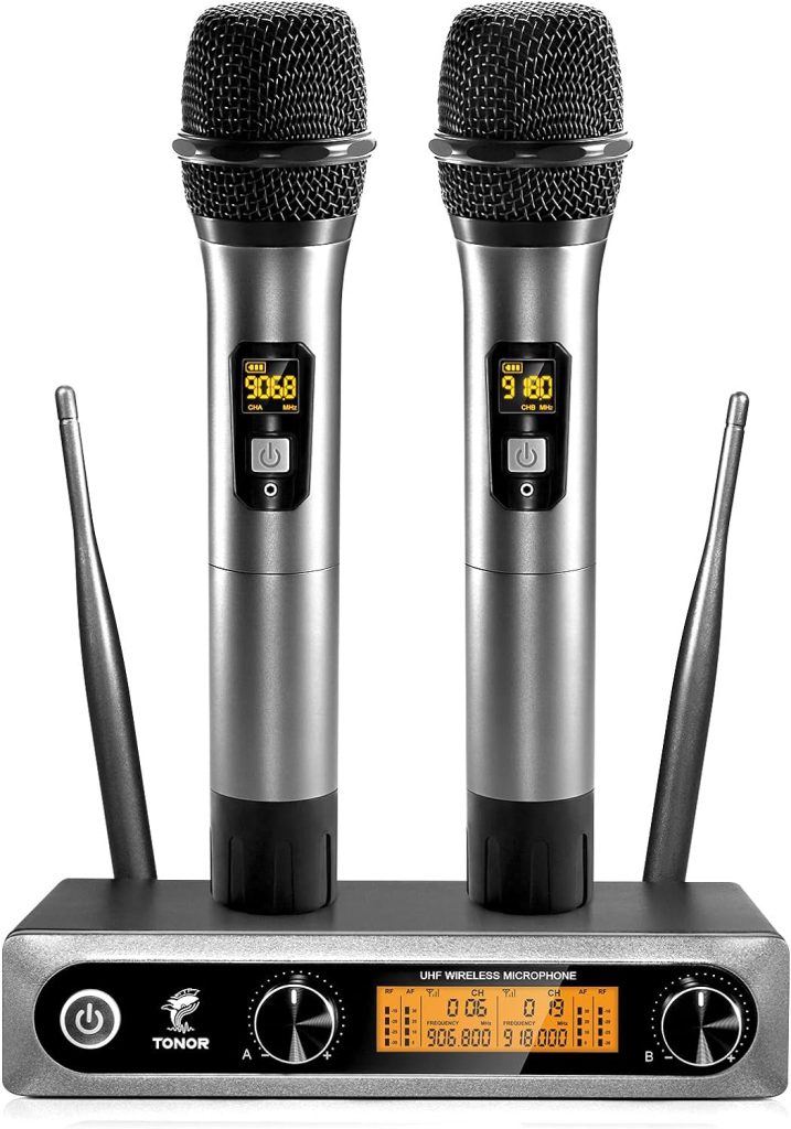 Professional Wireless Microphone System Vocal DJ Karaoke Stage Performance  Mic