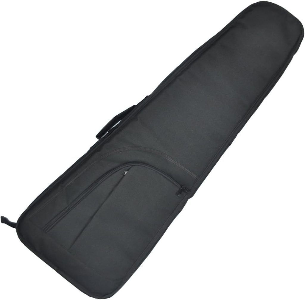 Tosnail Mini Strat Gig Bag - 10mm Padding  Shoulder Strap - Black