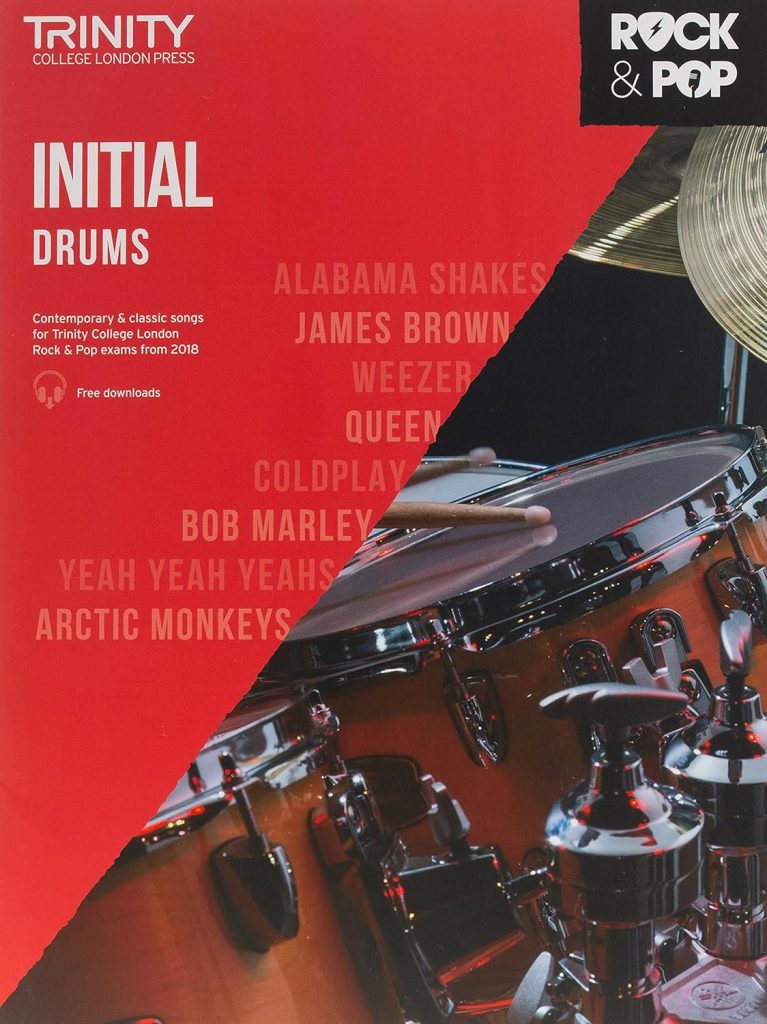 Trinity Rock  Pop 2018 Drums Initial     Sheet music – October 24, 2017