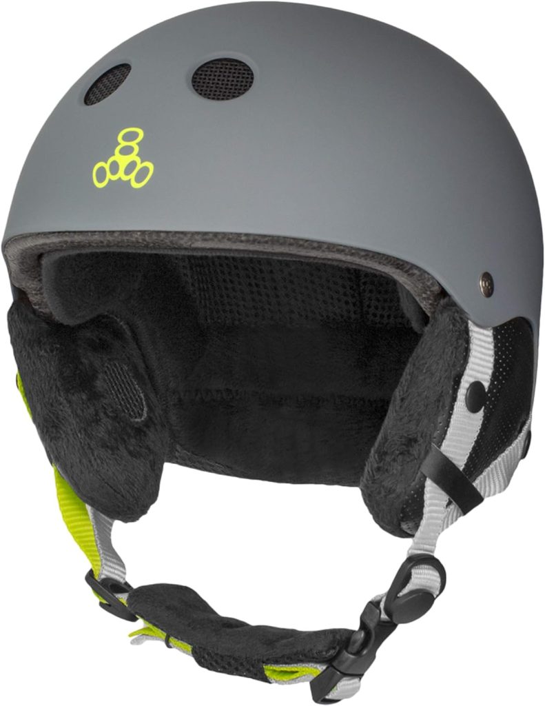 Triple Eight Snow Audio Ski and Snowboard Helmet with Built-in Speakers