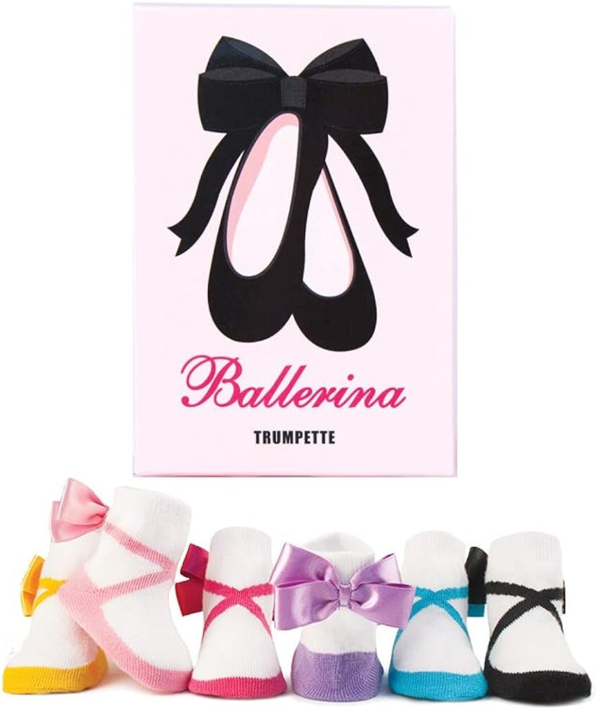 Trumpette Baby-girls Newborn New Ballerina Sock Set, Multi, Small (0-12Months)