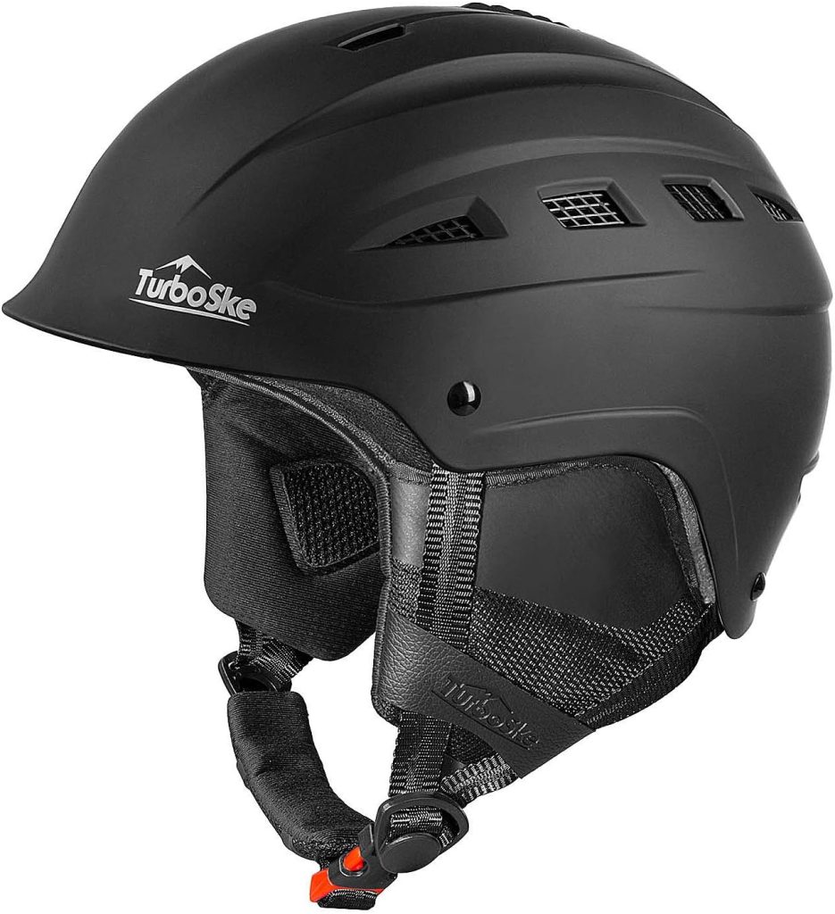 TurboSke Ski Helmet, Snowboard Helmet, Snow Sports Helmet, Audio Compatible for Men Women and Youth