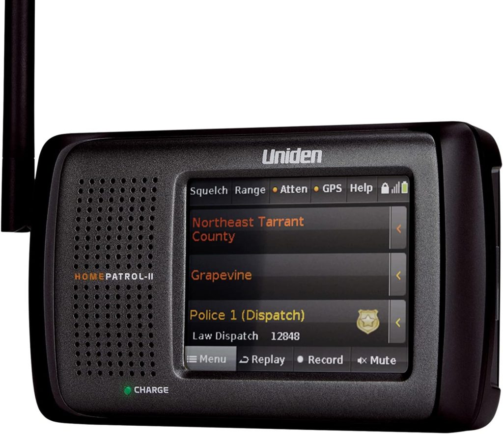 Uniden HomePatrol-2 Color Touchscreen Simple Program Digital Scanner, TrunkTracker V and S,A,M,E, Emergency/Weather Alert, APCO P25 Phase 1 and 2! Covers USA and Canada, Quick Record and Playback