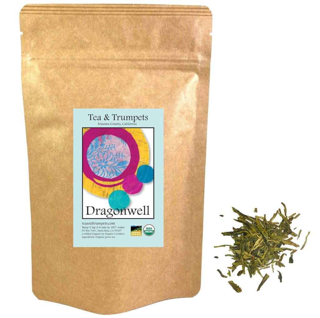 USDA Organic Dragonwell Loose Leaf Green Tea 1 LB (16 oz)