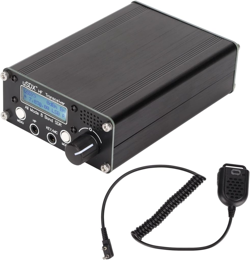 Usdx Usdr HF Qrp Sdr Transceiver, Mobile Transceiver SDR 8 Band Full Mode HF SSB QRP Radio Transceiver for Signal Receiving Equipment
