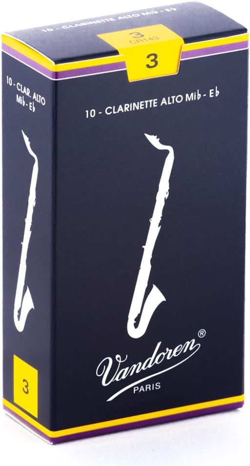 Vandoren CR1415 Alto Clarinet Traditional Reeds Strength 1.5; Box of 10