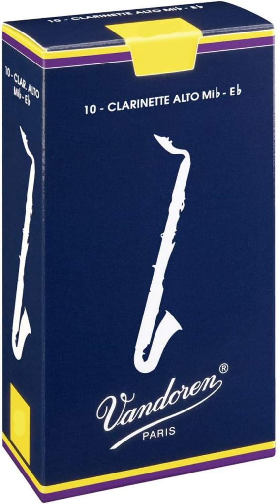 Vandoren CR1415 Alto Clarinet Traditional Reeds Strength 1.5; Box of 10