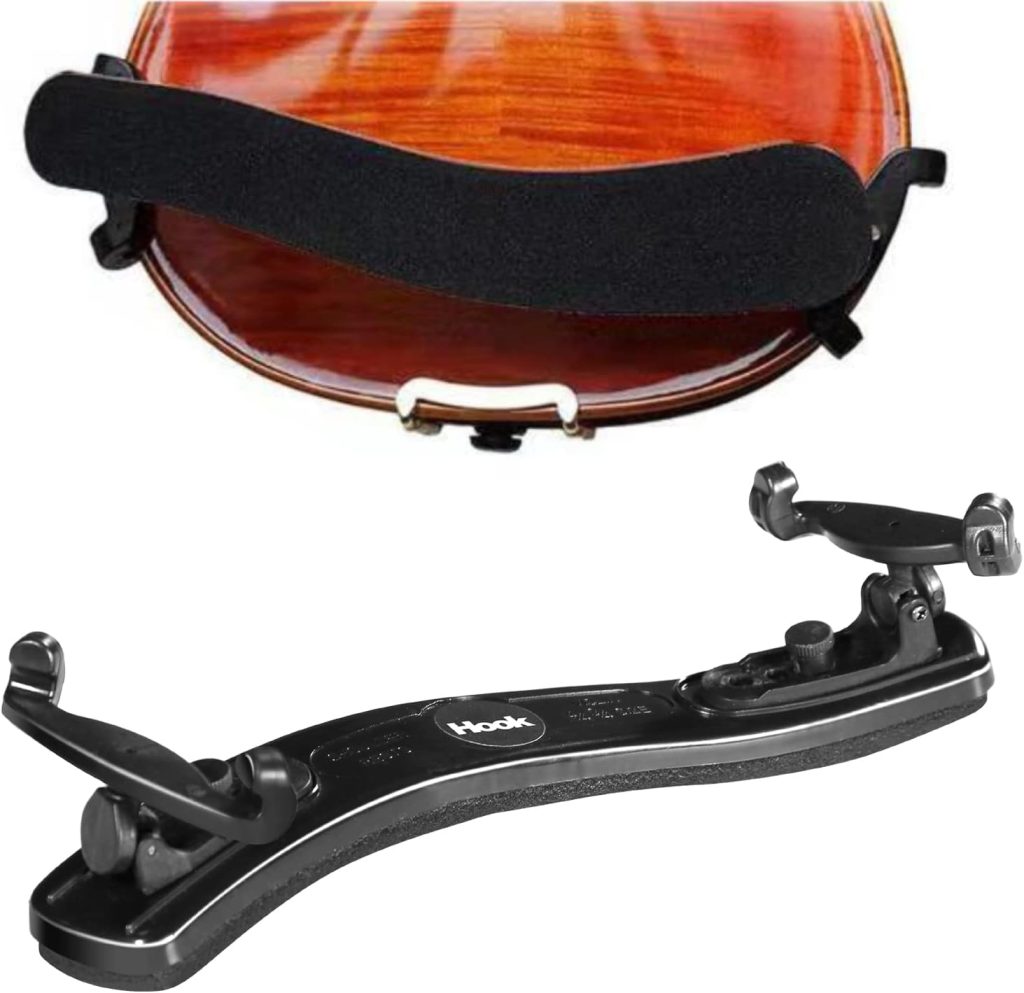 Violin Shoulder Rest, Foam Shoulder Rest for 3/4-4/4 size, Collapsible and Height Adjustable Feet Violin Universal Type Violin Parts Soft Easy to Use