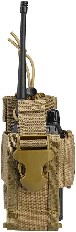 VIPERADE Radio Holster, MOLLE Radio Pouch for Vest, Universal Walkie Talkie Holster Radio Holder for Duty Belt, Police Radio Holder Tactical Radio Pouch for Baofeng, Motorola